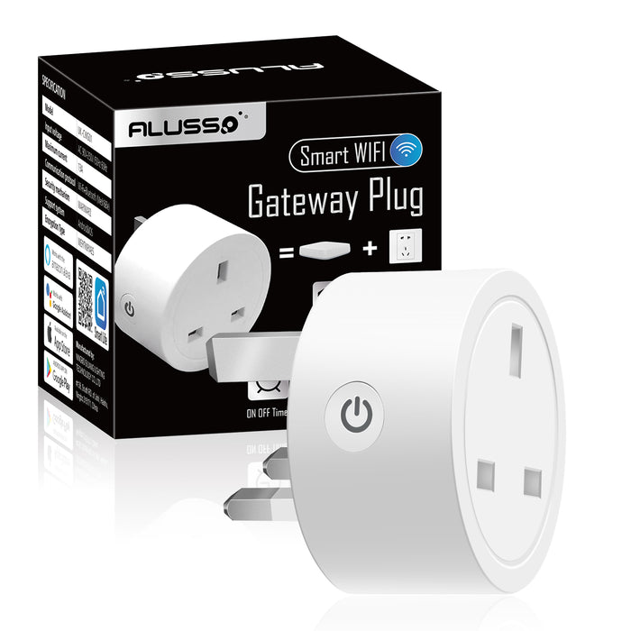 Wifi Smart Plug UK Standard with Tuya Bluetooth Gateway function